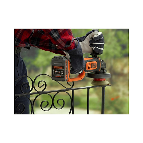 Black & Decker BCG720N 18V 125mm Cordless Angle Grinder thumbnail 2