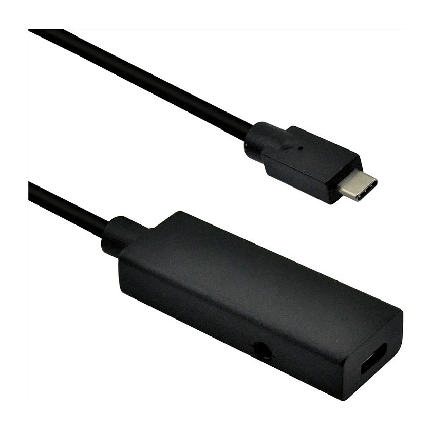 Kabllo USB ROLINE 12.04.1086, USB 2.0, USB-A në USB-A, Repeater aktiv, 12m - Bardhë 5