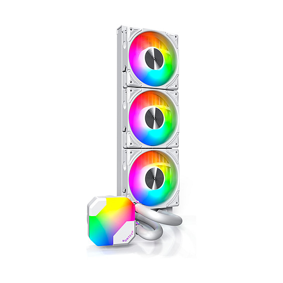 Ftohës për procesor K Montech HyperFlow ARGB 360 - Bardhë thumbnail 2