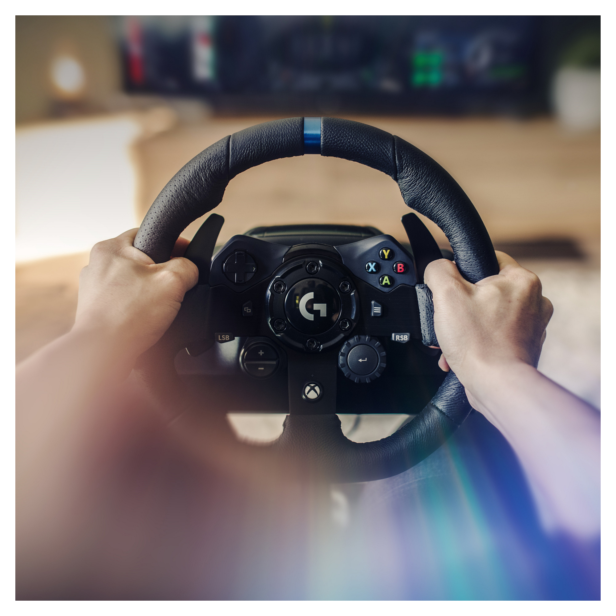 Kontroller Timon & Pedale Logitech G923 / TRUEFORCE / 900° / Force Feedback / USB - Zezë thumbnail 3