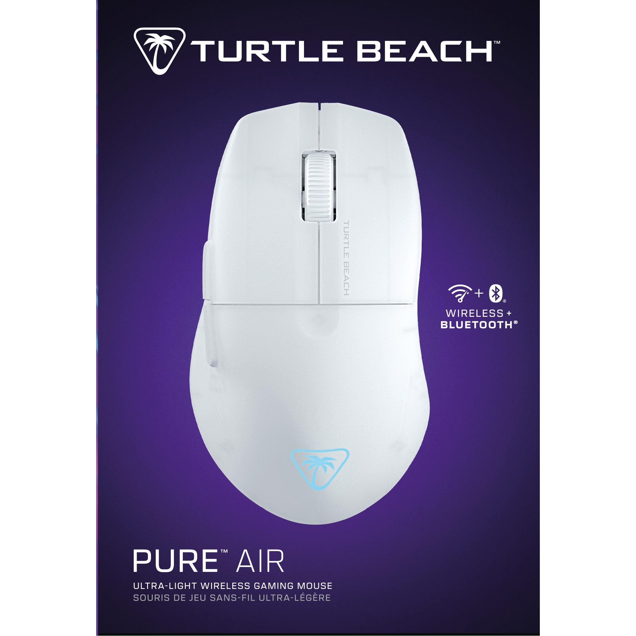 Maus Gaming Turtle Beach Pure Air / Wireless / Owl-Eye / 26.000 DPI / 1000Hz / 2.4 GHz + Bluetooth / RGB - Bardhë 8