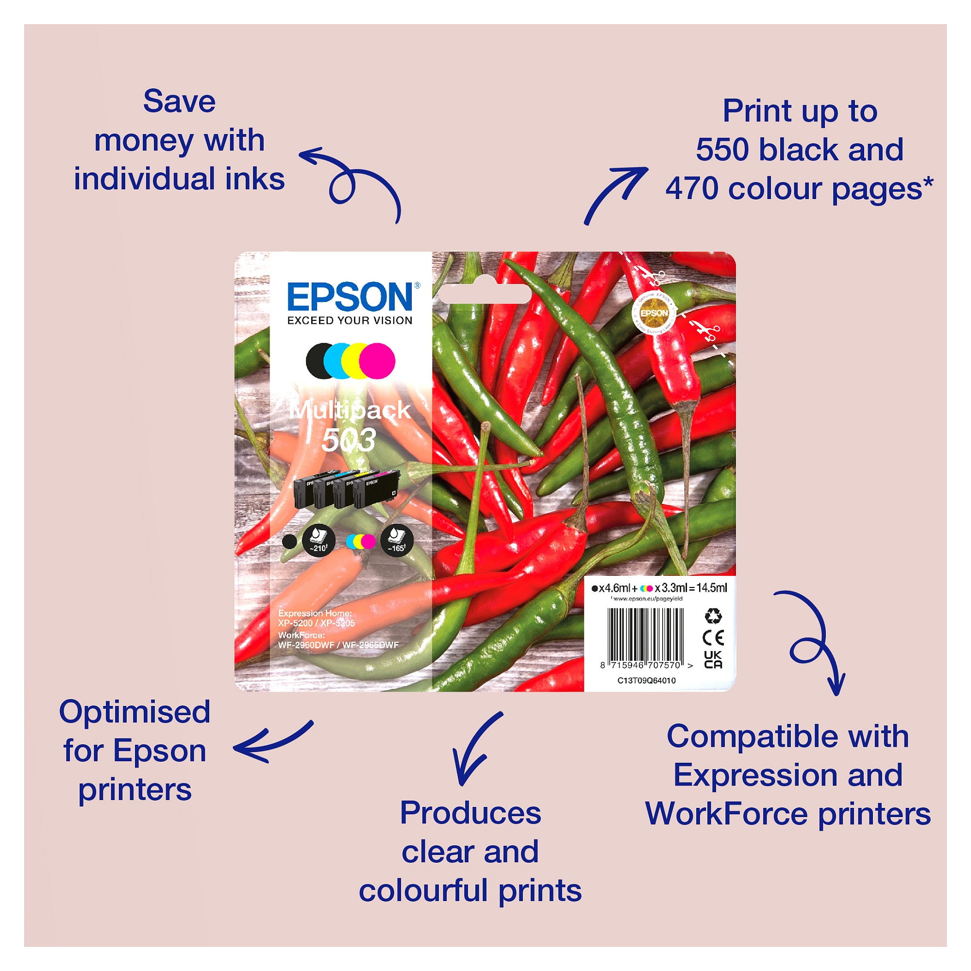 INK Epson 503, 3.3 ml – Cyan thumbnail 6