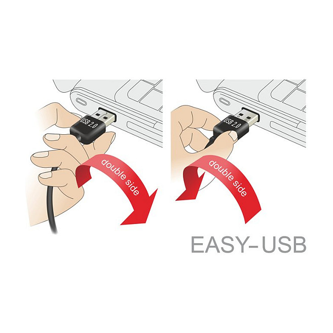 Kabllo USB DeLOCK 83854, USB-A në Micro-B, 3 m, USB 2.0 – Zezë 5