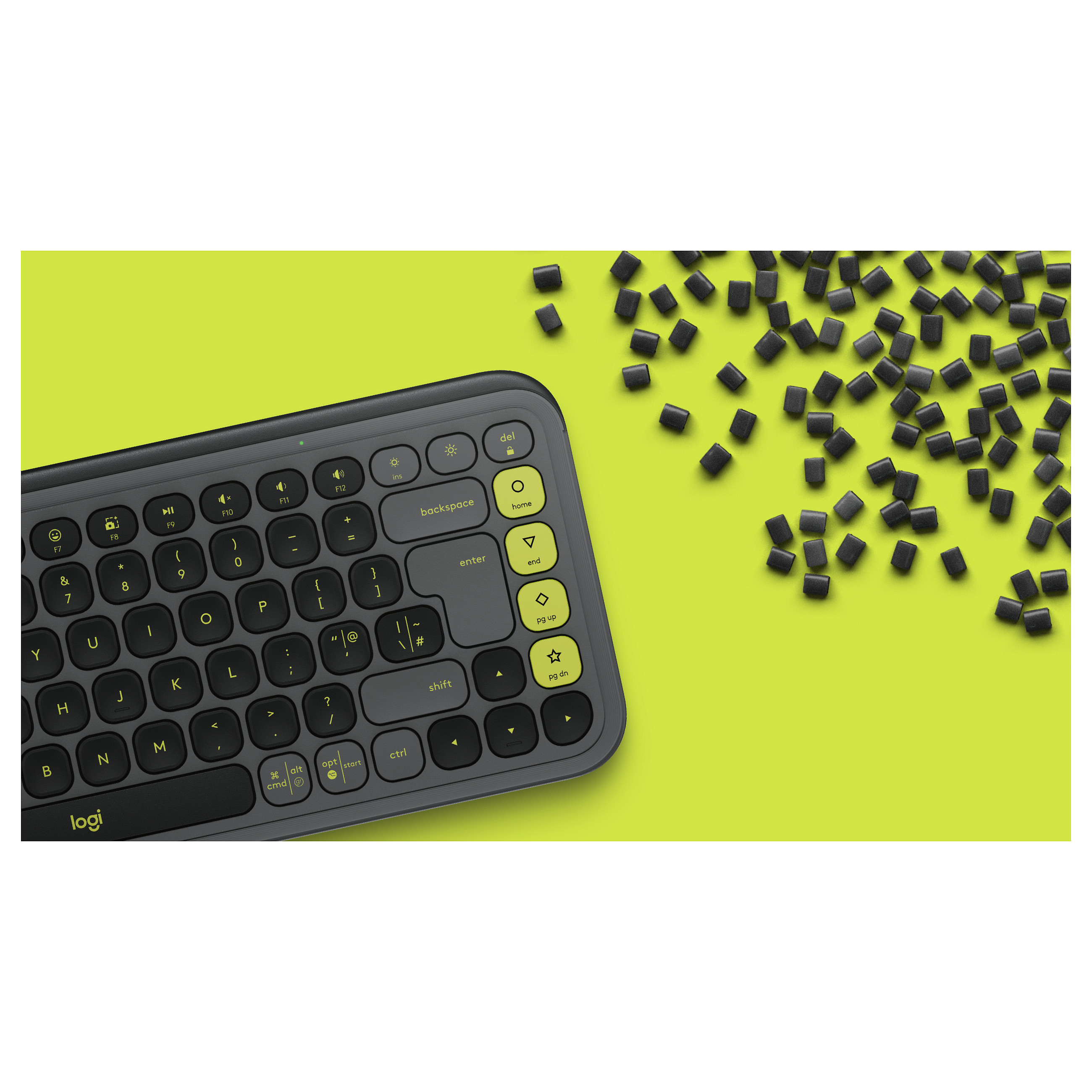 Tastierë pa Kabllo Logitech POP Keys / Wireless + Bluetooth / QWERTY - Grafit thumbnail 6