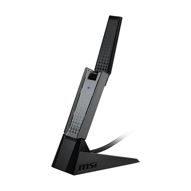 MSI AX1800 GUAX18 – Adapter USB Wi-Fi 6 Dual-Band, 1800Mbps, USB 3.2 Gen 1 4