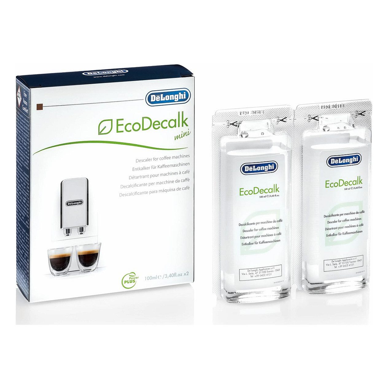 Heqës Gurëzimi DeLonghi EcoDecalk DLSC200 / 2 x 100ml