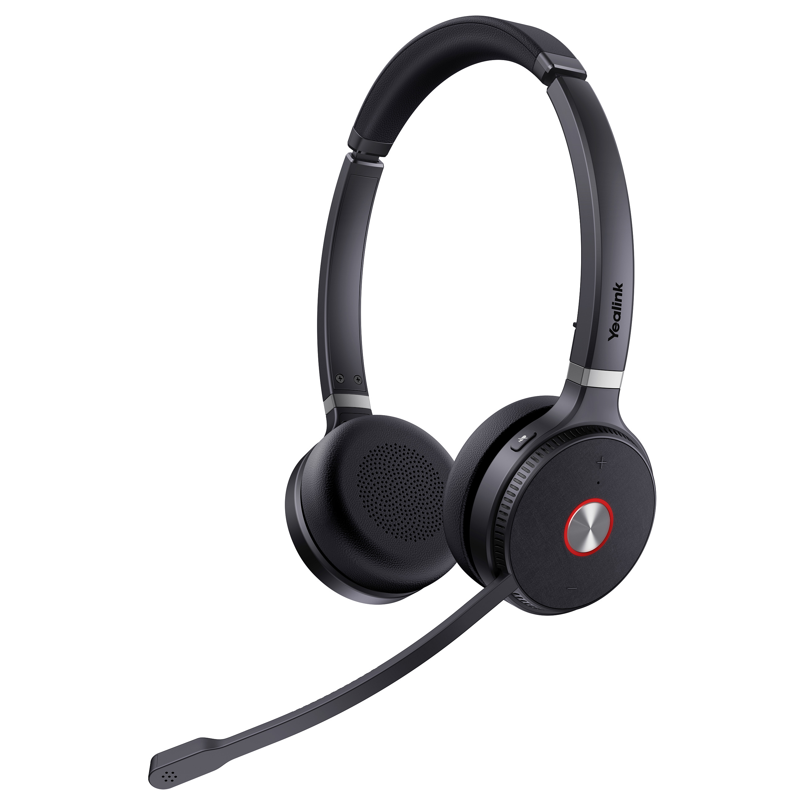 Kufje pa kabllo Yealink WH62 Dual UC / DECT / Stereo / 28mm / 160m / 14 orë / Mikrofon me reduktim të zhurmës - Zezë 2