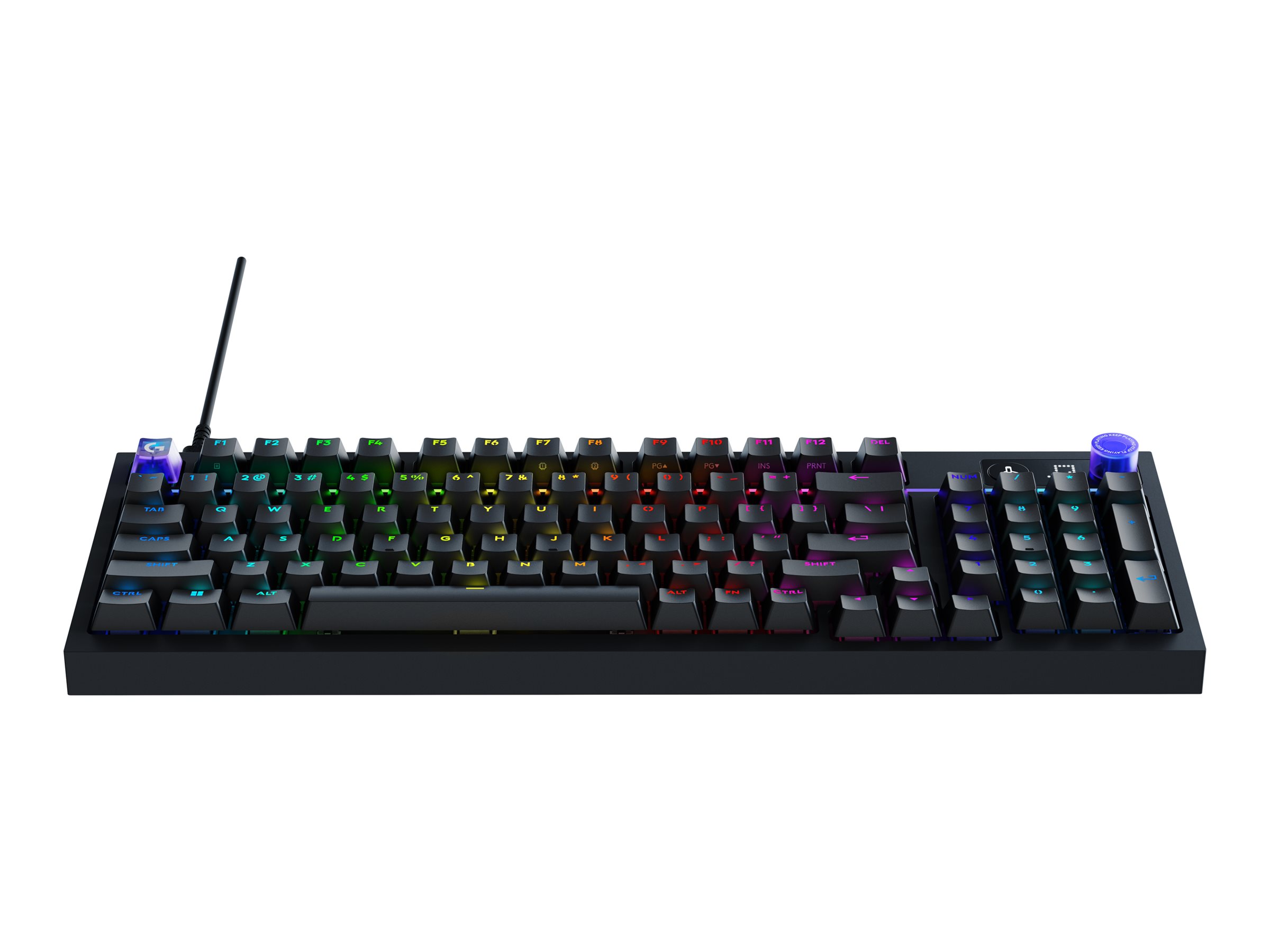 Tastierë Gaming Logitech G316 X 98 / Wired / Mekanike / 98% / Hot-Swappable / Linear / LIGHTSYNC RGB / USB-C – Zezë 2