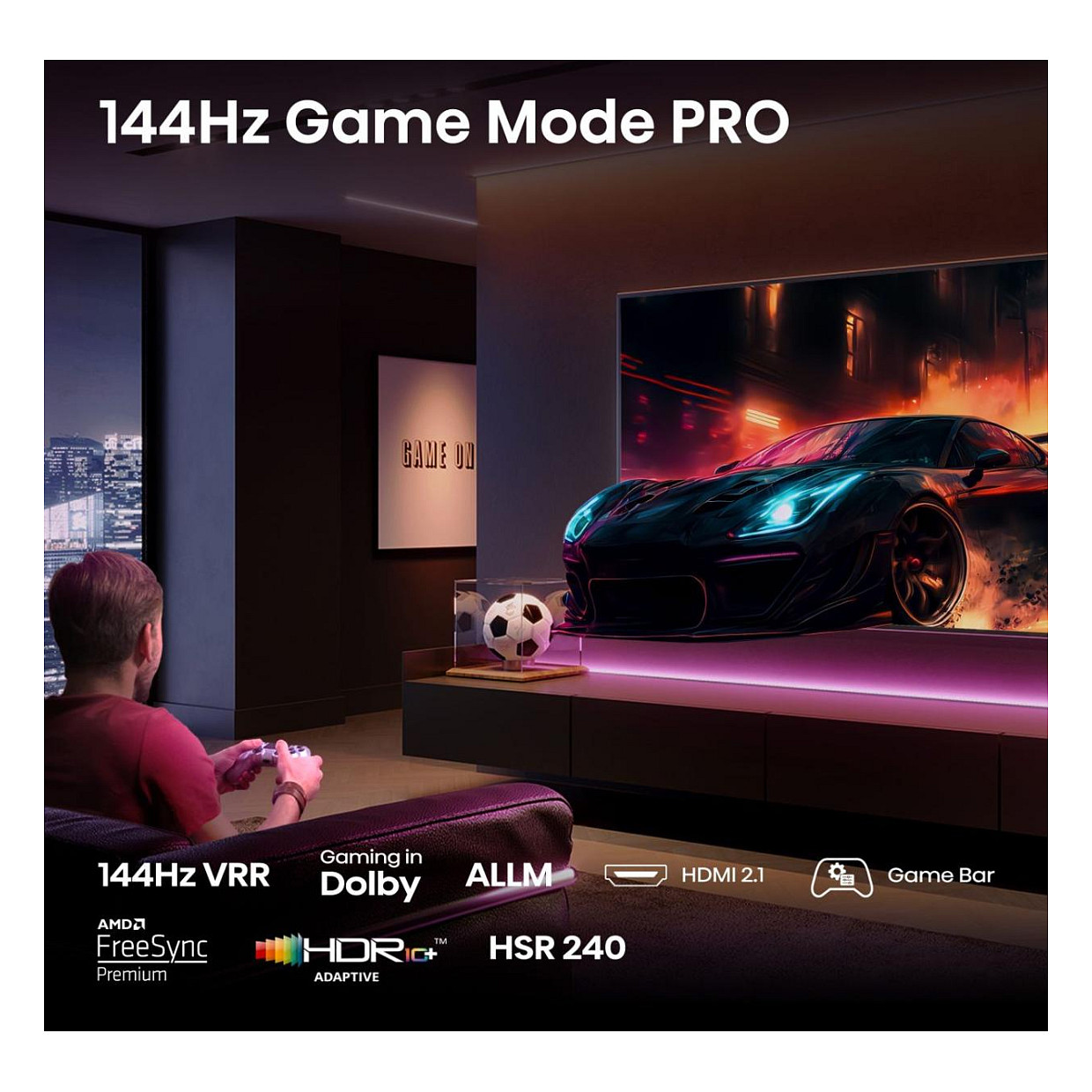 Smart TV Hisense 85E77Q PRO / 85"/ 4K Ultra HD / QLED / 144Hz / HDMI+USB - Zezë 3