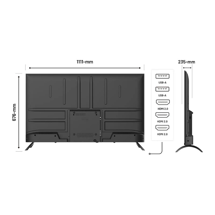 Smart TV JAPANNEXT JN-IPS500UHD60F / 50"/ 4K UHD / IPS / 60Hz / HDMI+USB - Zezë 6