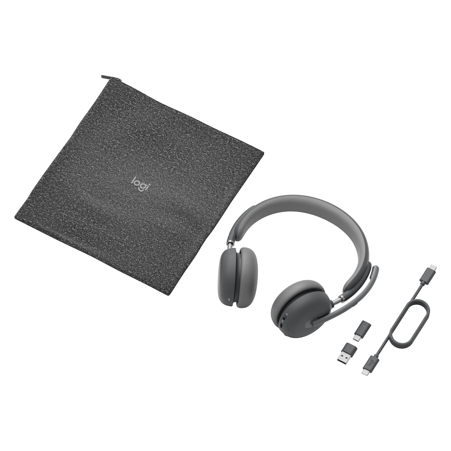 Kufje pa kabllo Logitech Zone Wireless 2 / Bluetooth 5.2 / ANC - Grafit thumbnail 5