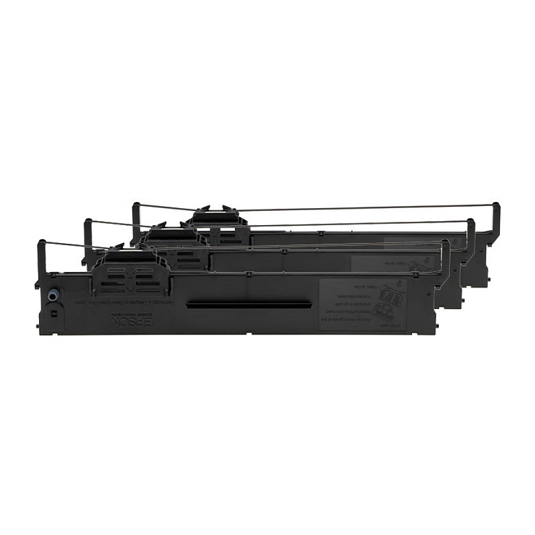 Shirit për Printer Matricor Epson C13S015339, S015339, Kasetë Origjinale, Paketim 3 Copë - Zezë 8