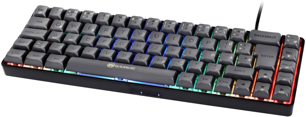 Tastierë Gaming GAMIAC TKL90G 75% / Mekanike / Kailh Blue Switches / RGB / USB - Bardhë/Kuqe 7