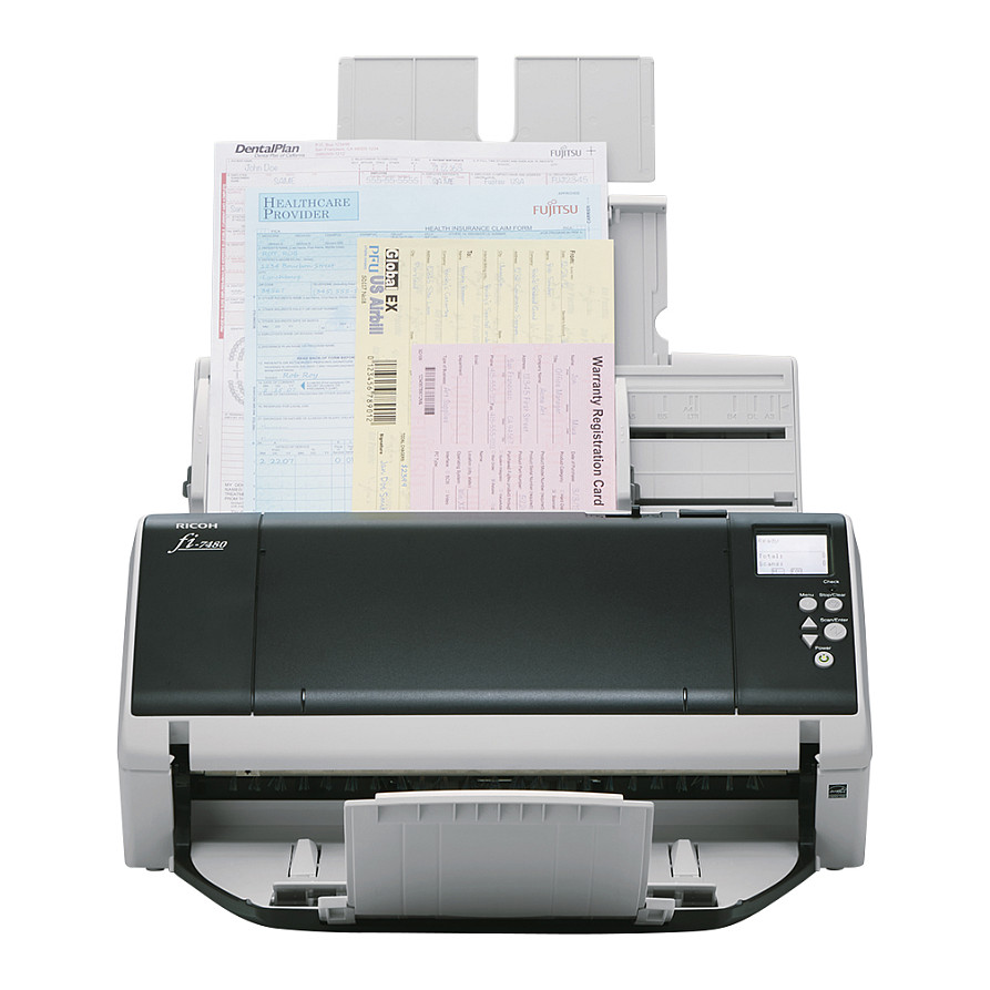 Skaner RICOH fi-7480 / Document Scanner - Bardhë thumbnail 3