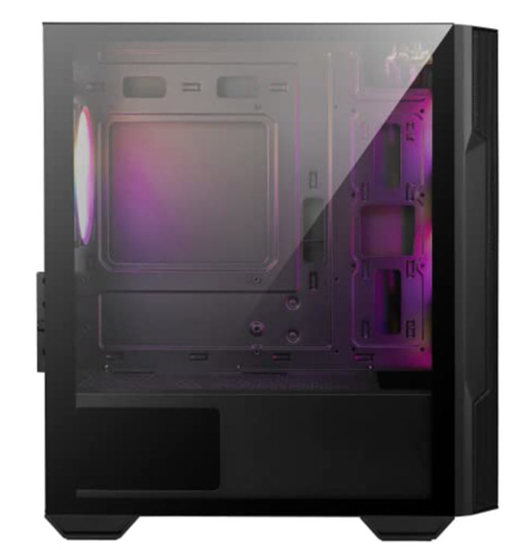 Kasë MSI MAG FORGE M100R / Mid-Tower / mATX-Mini-ITX / 4x120mm ARGB / Mesh / Xham i Temperuar - Zezë 3