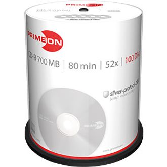CD PRIMEON CD-R 700MB, 52x, Silver Protect, 50 Copë 8