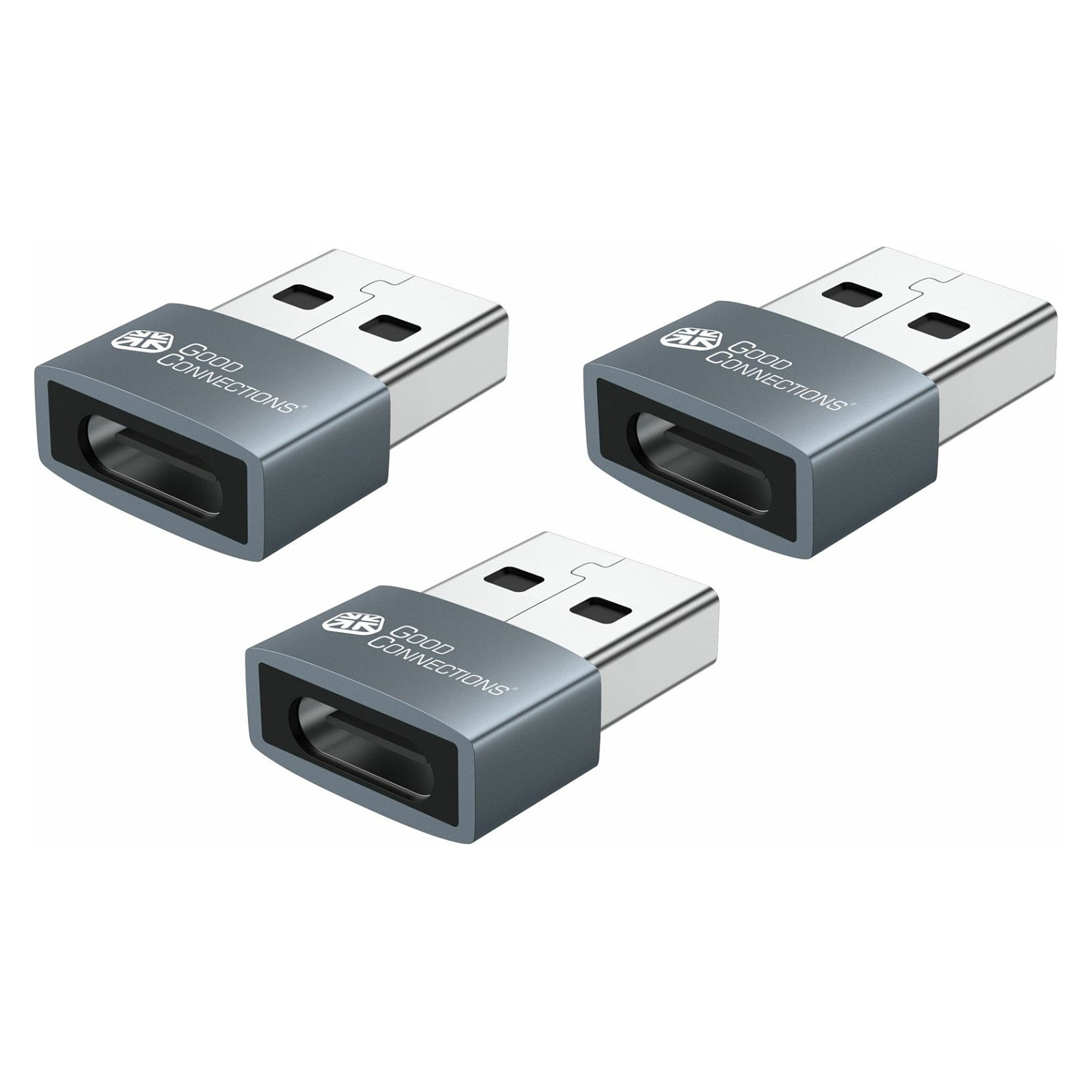 Adapter Good Connections USB-AD203-10, USB-A në USB-C, USB 2.0, 480Mbps, 60W, 10 copë - Hiri 5