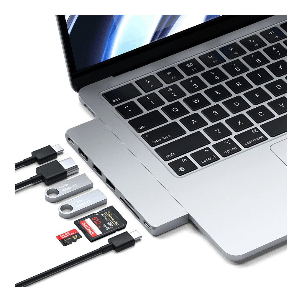 Hub Satechi ST-HUCPHSS / 2x USB-A / 1x HDMI / 1x USB-C / SD / 1x USB4 100W – Argjend 6