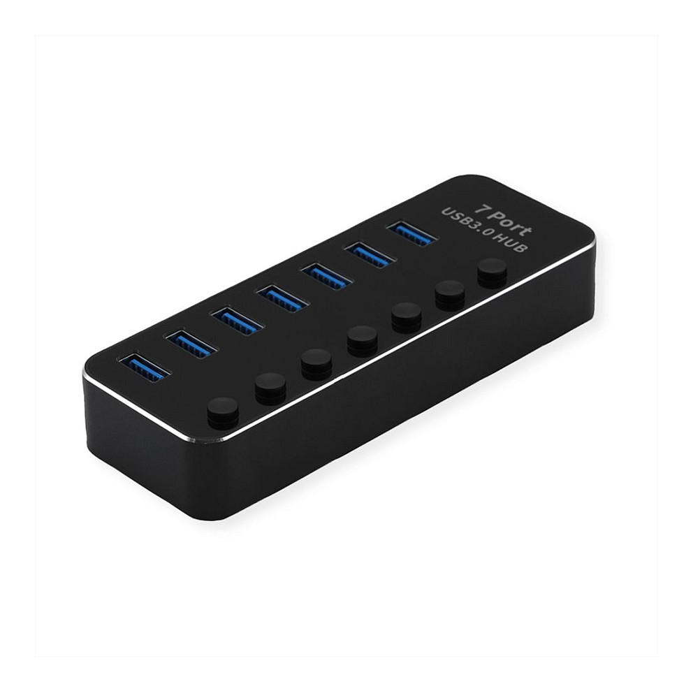 Hub ROLINE 12.04.1085, 4x USB-A, USB 2.0, 480Mbps, Repeater, 12m - Bardhë 5