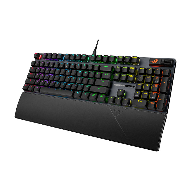 Tastierë Gaming ASUS ROG Strix Scope II X Wired / Swiss Layout - Zezë thumbnail 2