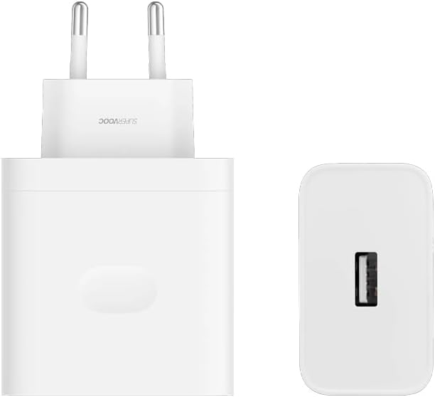 Karikues OPPO SUPERVOOC 2.0, 80W, USB-A - Bardhë thumbnail 2