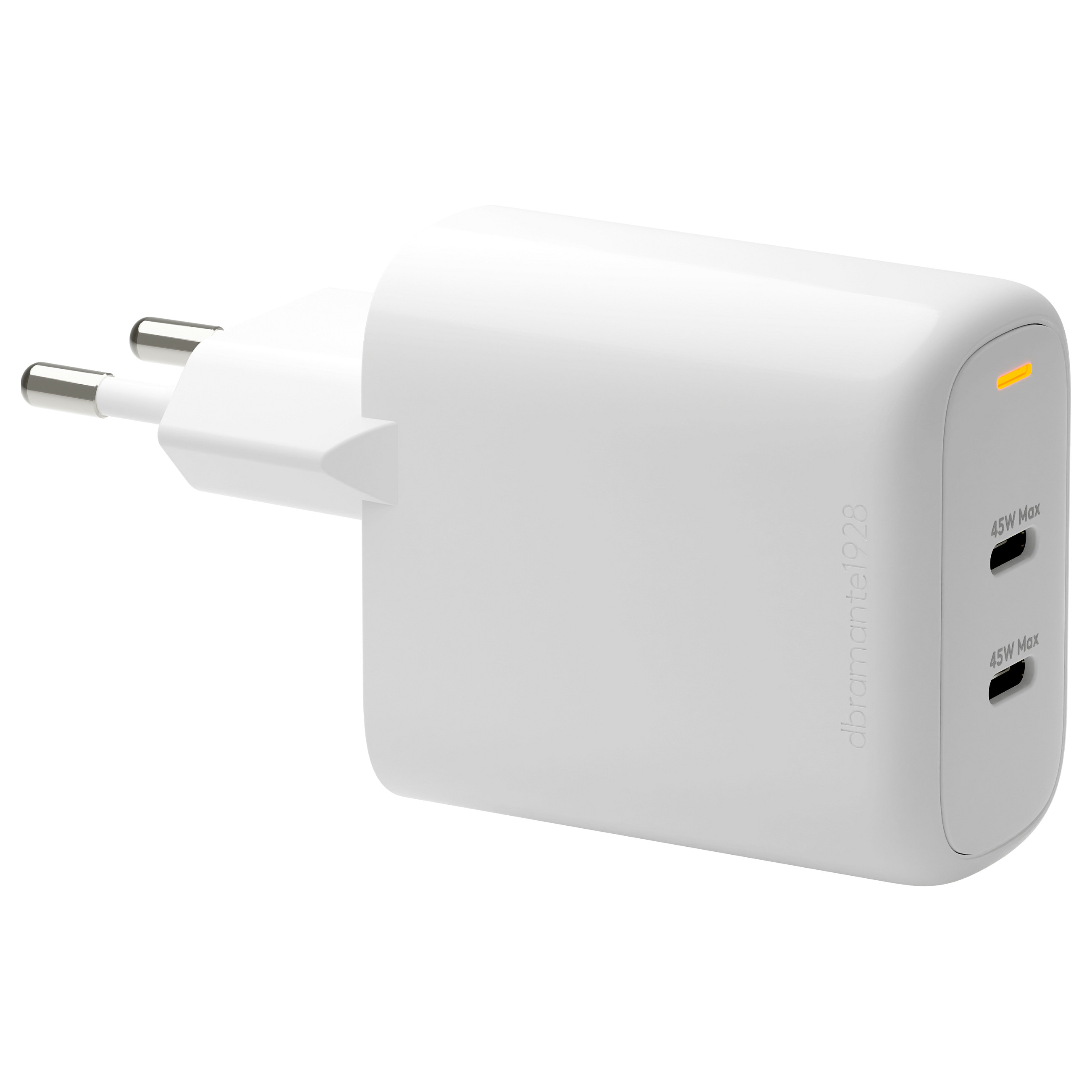 Adapter dbramante1928 CI70CCWH4436, GaN, 2x USB-C, 1x USB-A, Power Delivery, 70W - Bardhë 3