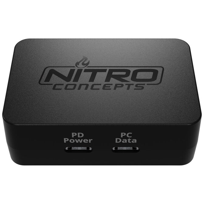 Kontrollues LED Nitro Concepts IMMERSION LED Box / RGB Hub / SimHub / 2x LED Strips / 65 LED për port / NC-SR-AC-007 - Zezë 2
