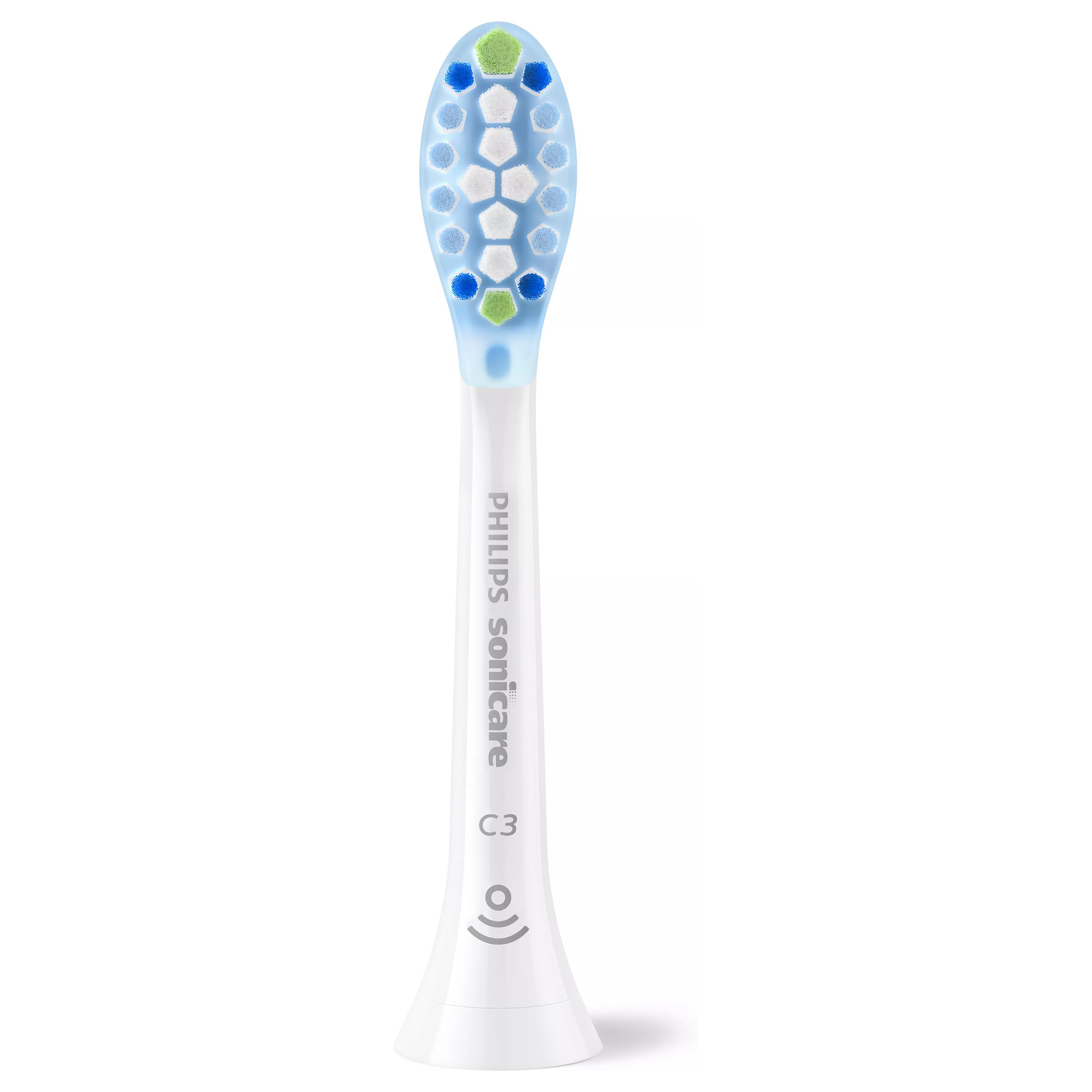 Koka zëvendësuese për furçë dhëmbësh Philips Sonicare C3 Premium Plaque Defence HX9044/87 / BrushSync / Click-On / Medium-Soft / 4 Copë – Bardhë 2
