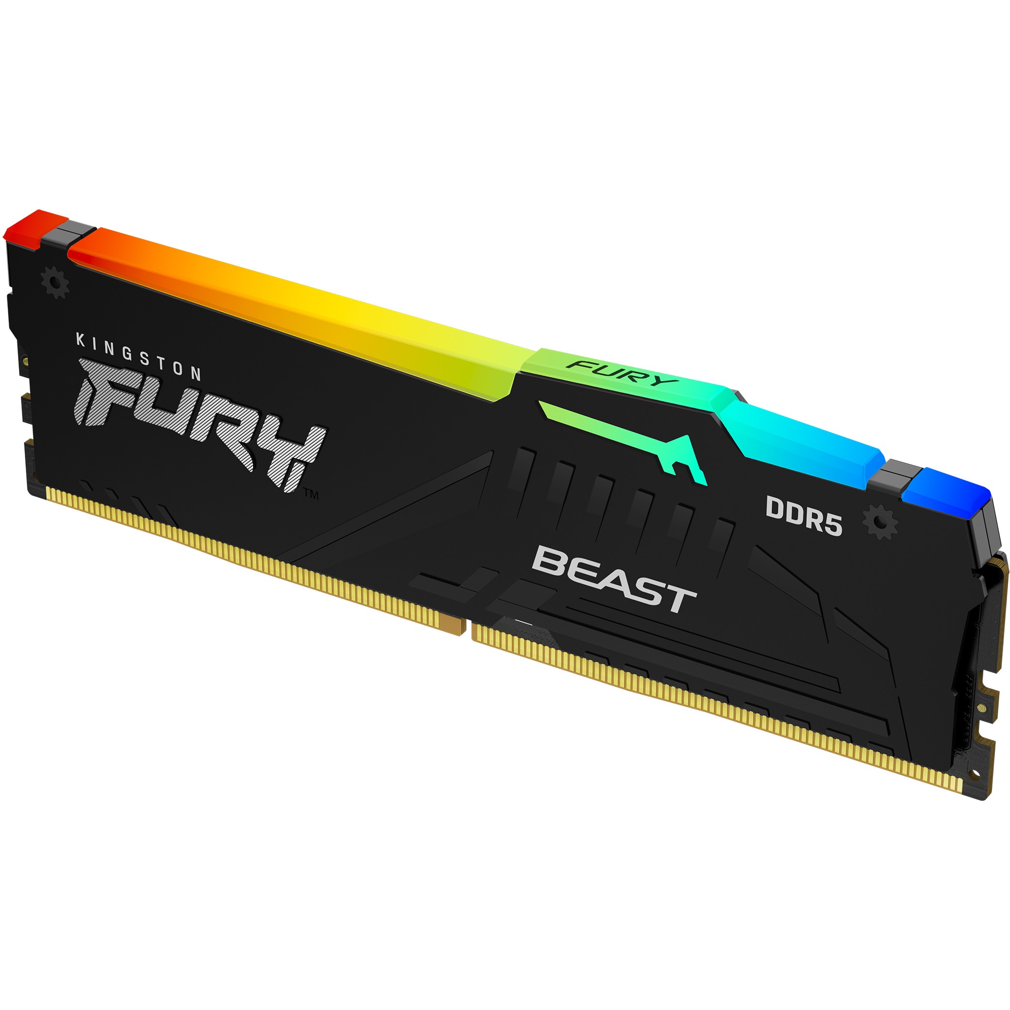 RAM Memorie DDR5 Kingston FURY Beast RGB / 32GB / DIMM / 6000MHz / CL36 / 288-pin - Zezë