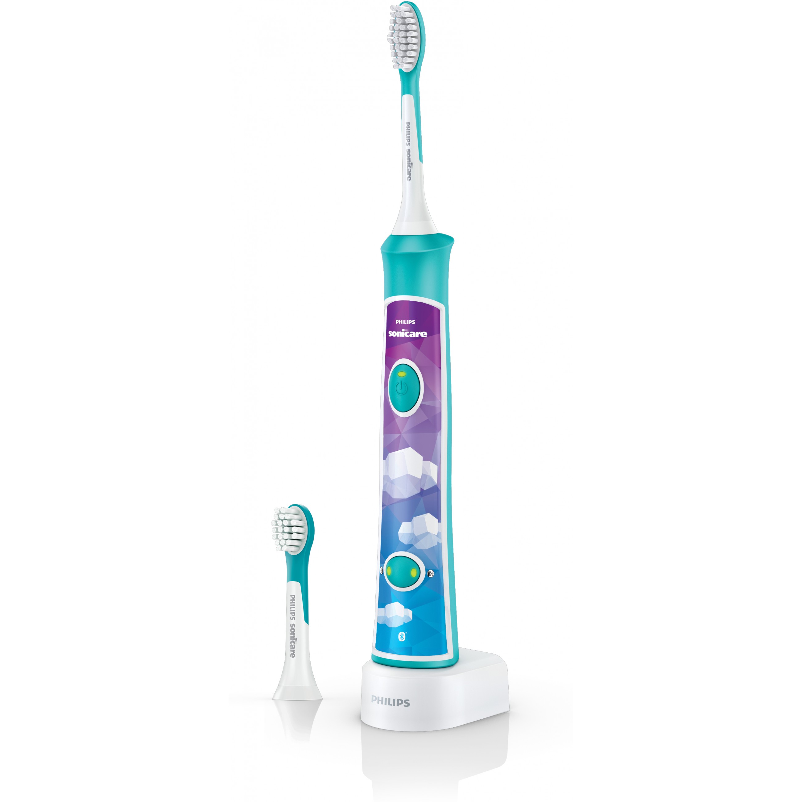 Furçë dhëmbësh elektrike për fëmijë Philips Sonicare For Kids / HX6322/04 / Bluetooth / 2 Modalitete / 2 Koka Furçe / Bateri Li-Ion – Blu 2