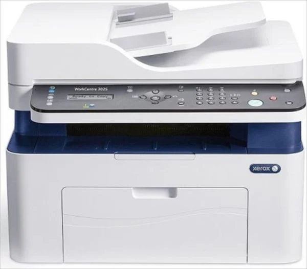 Printer Xerox WorkCentre 3025NI / Print, Copy, Scan / ADF / A4 / Ethernet, Wireless / USB - e bardhë 2