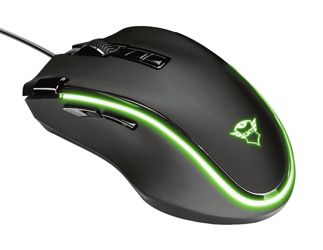 Maus Gaming Trust GXT188 Laban / 100-15.000 DPI / 125-1000Hz / 300 IPS / USB 2.0 / 1.8m / RGB / I zi 7