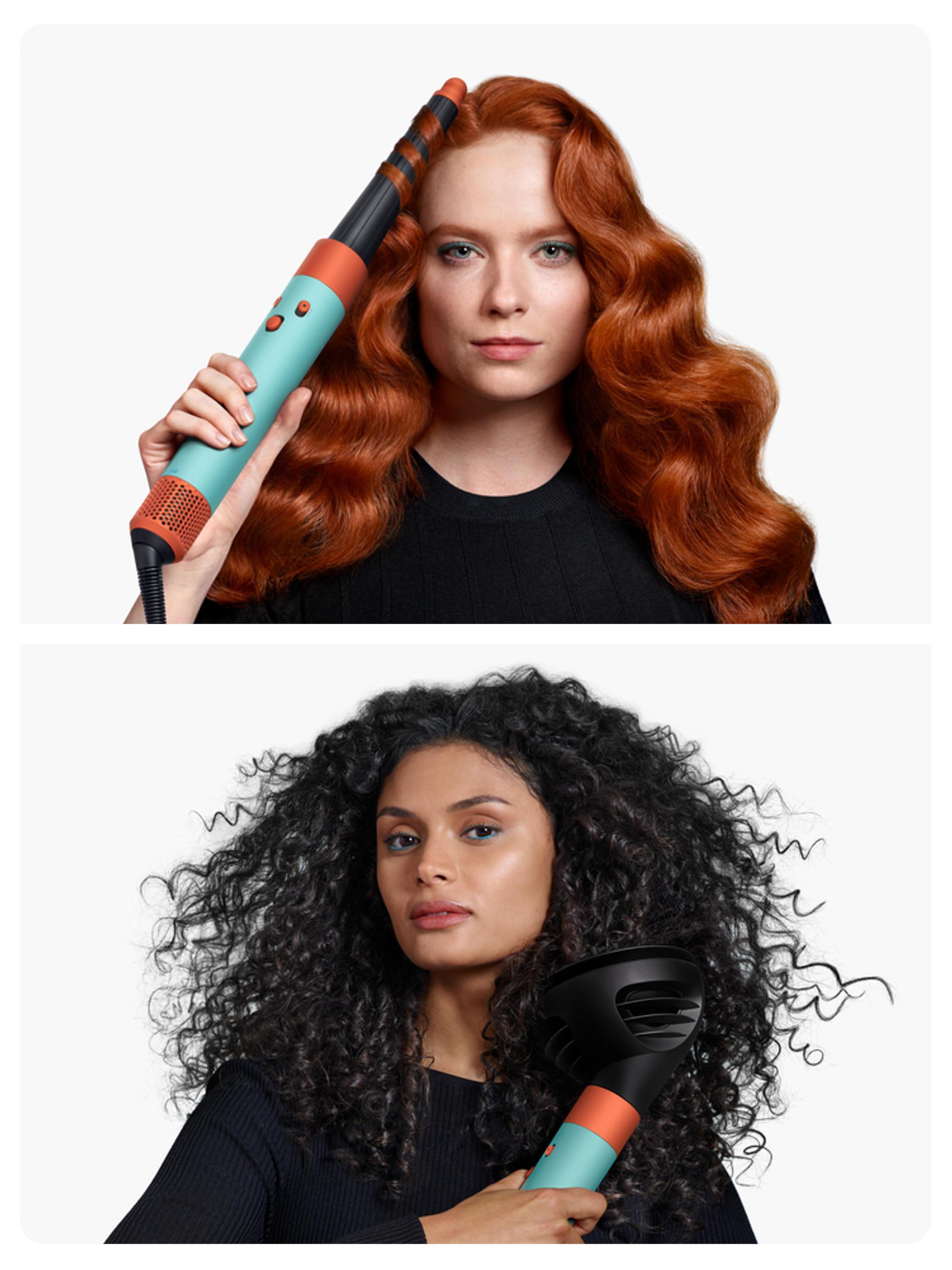 Stilues për flokë Dyson Airwrap i.d. Curly+Coily / 533736-01 – Portokalli/Gjelbër 3