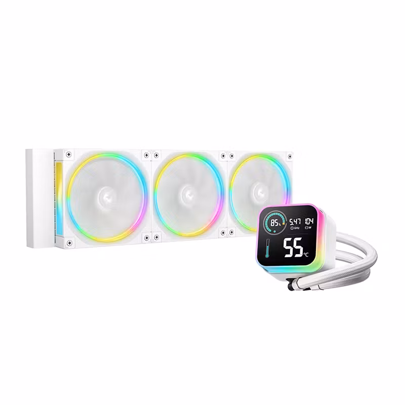 Ftohës për Procesor DeepCool LP360 WH / 360mm / 3x120mm ARGB / 2.8" Matrix Display - Bardhë 9