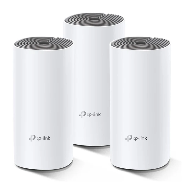 TP-Link Deco P9 (3-Pack) AC1200 + AV1000 Hybrid Mesh Wi-Fi System – Wi-Fi 5 Dual-Band 2.4GHz + 5GHz, 300Mbps + 867Mbps, Powerline AV1000, 2× Gigabit WAN/LAN për njësi – Bardhë