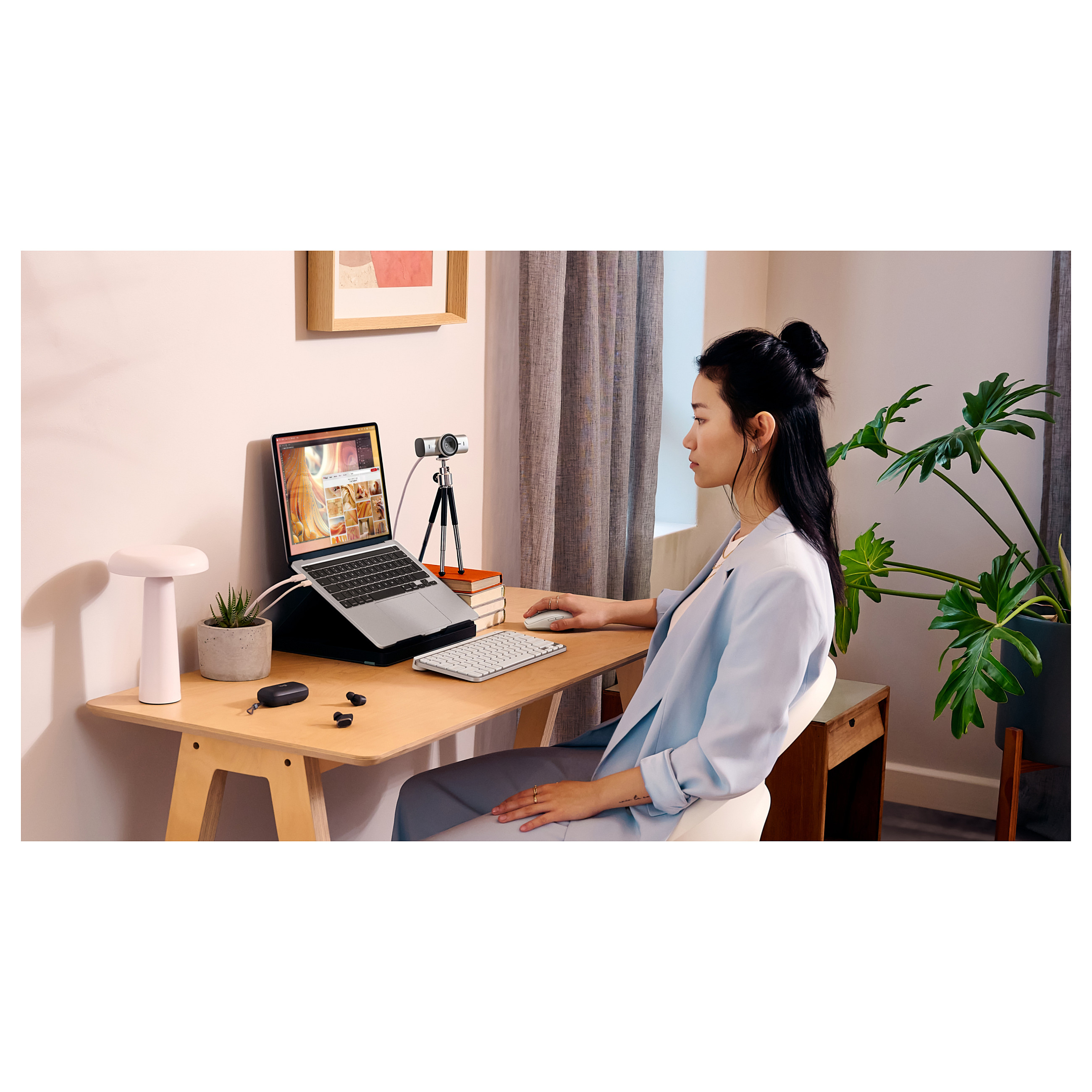 Webcam LOGITECH MX BRIO 3840 x 2160 pixels. 4K Ultra HD. 30 fp / Hiri 8