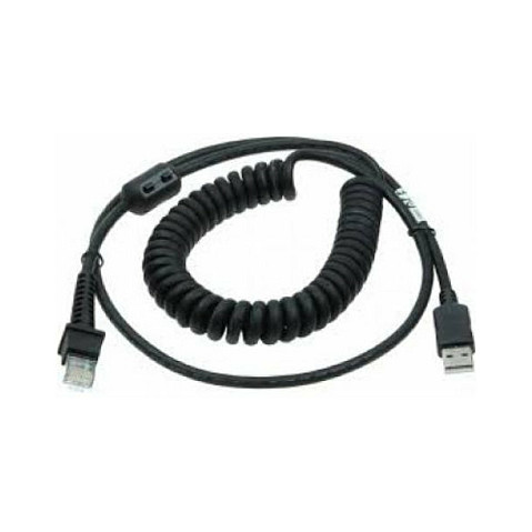 Kabllo USB për Skaner Datalogic CAB-424E, 90A052043, USB Type-A, spirale, 2.74 m 2