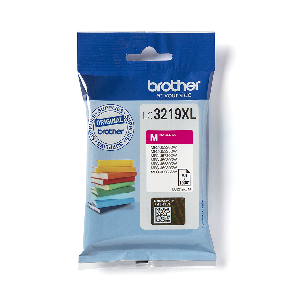 INK për Printer Brother LC-3219XLM / XL / 1,500 Faqe - Magenta 3