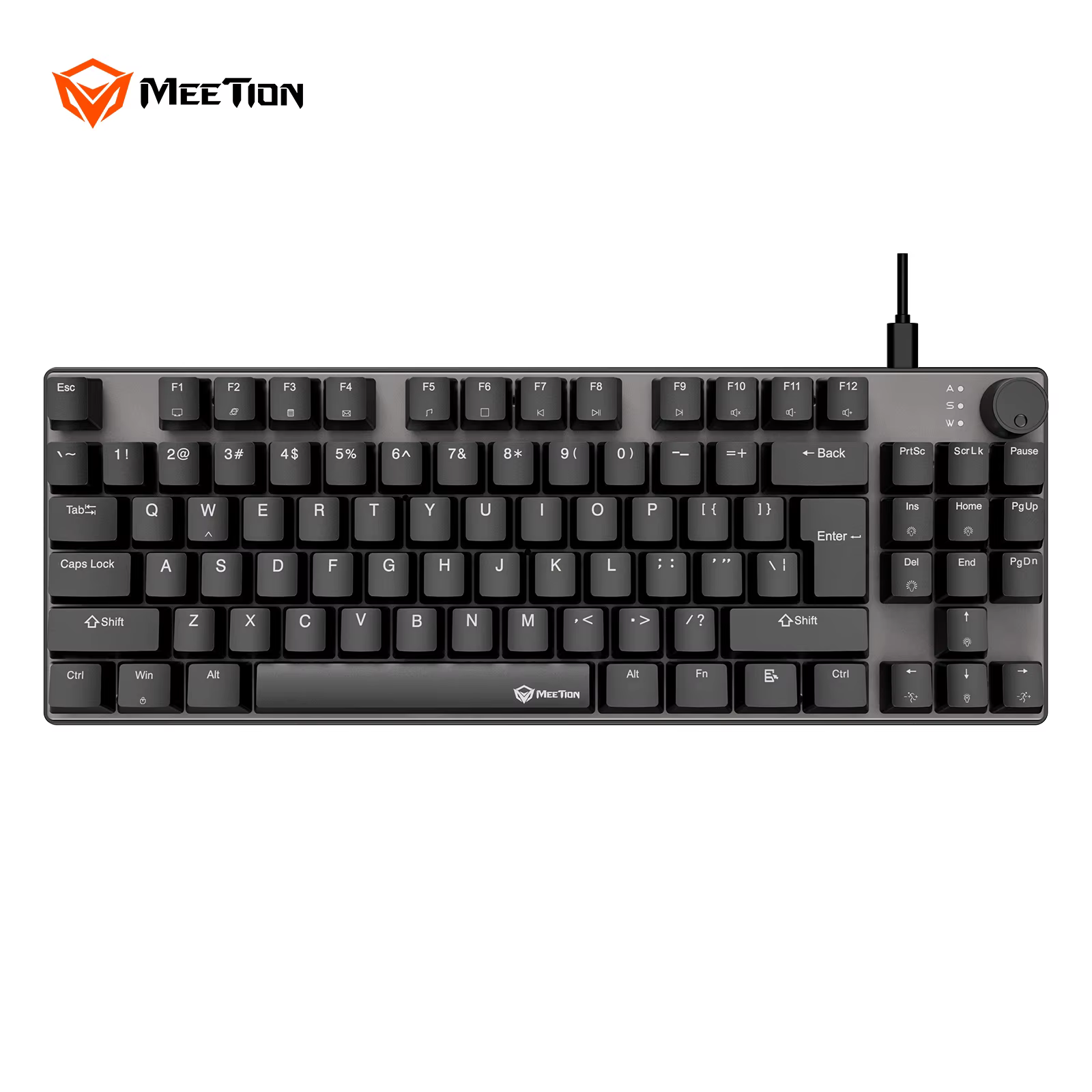 Tastierë Gaming Meetion MK008 Pro Wired / US Layout - Zezë 3