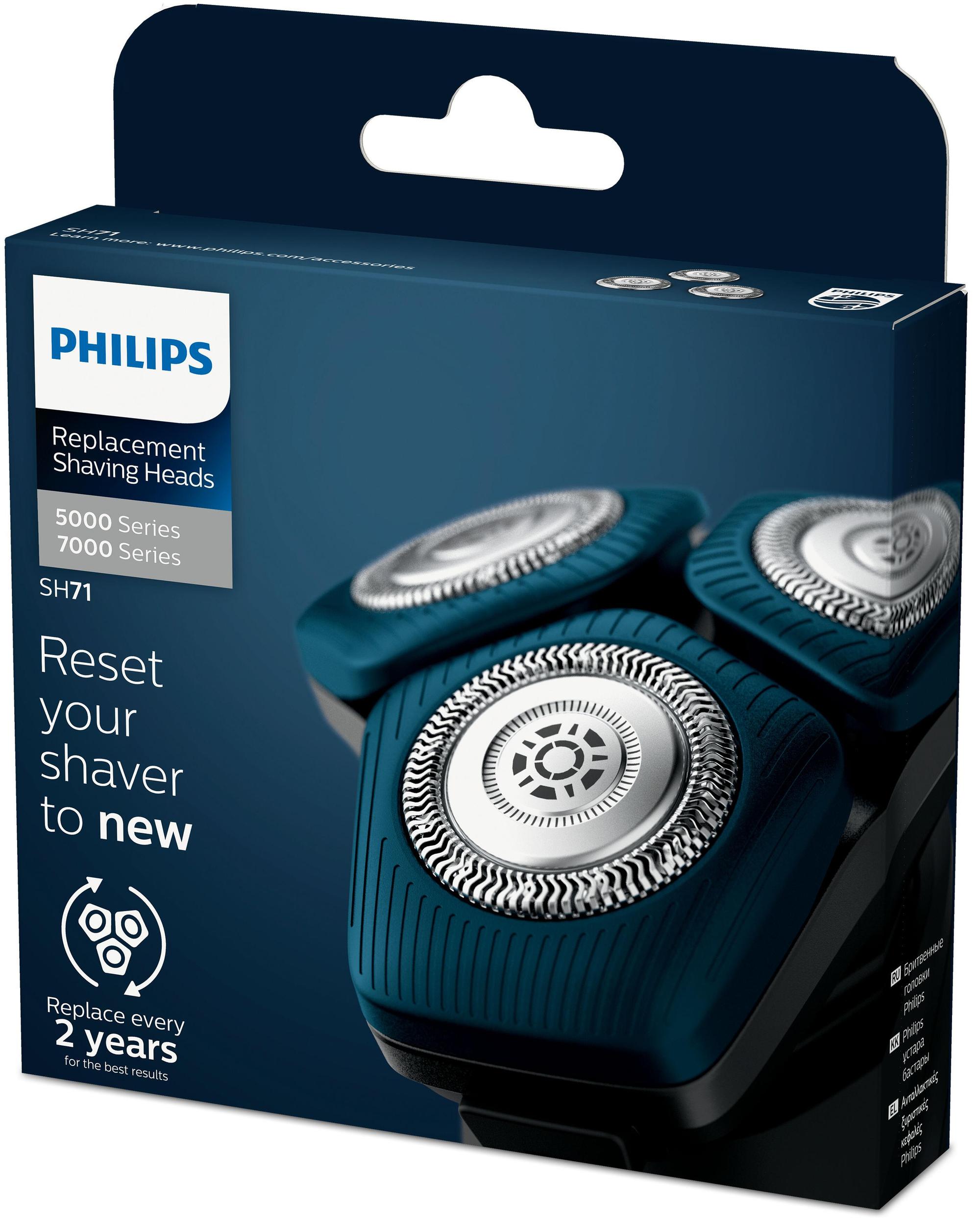 Kokë Zëvendësuese Philips Series 5000/7000 / SH71/50 / 3 Copë – Argjend 2