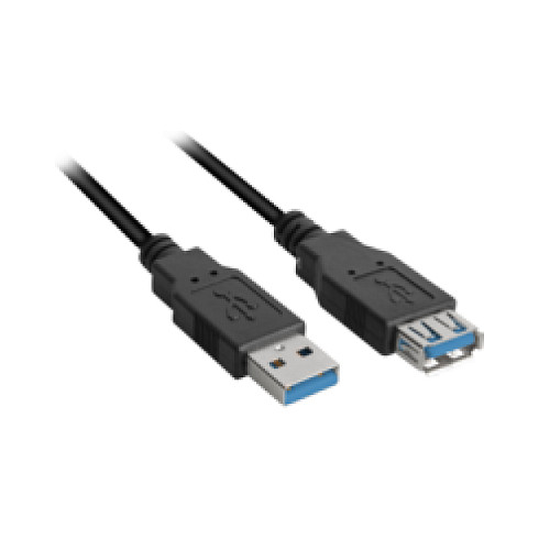 Kabllo USB SHARKOON, USB 3.0, USB-A Mashkull në USB-A Femër, 5Gbps, 3m - Blu 8