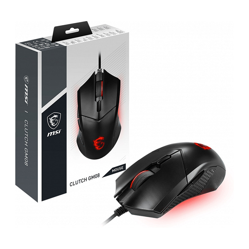 Maus me Kabllo MSI Clutch GM08 Wired – Zezë