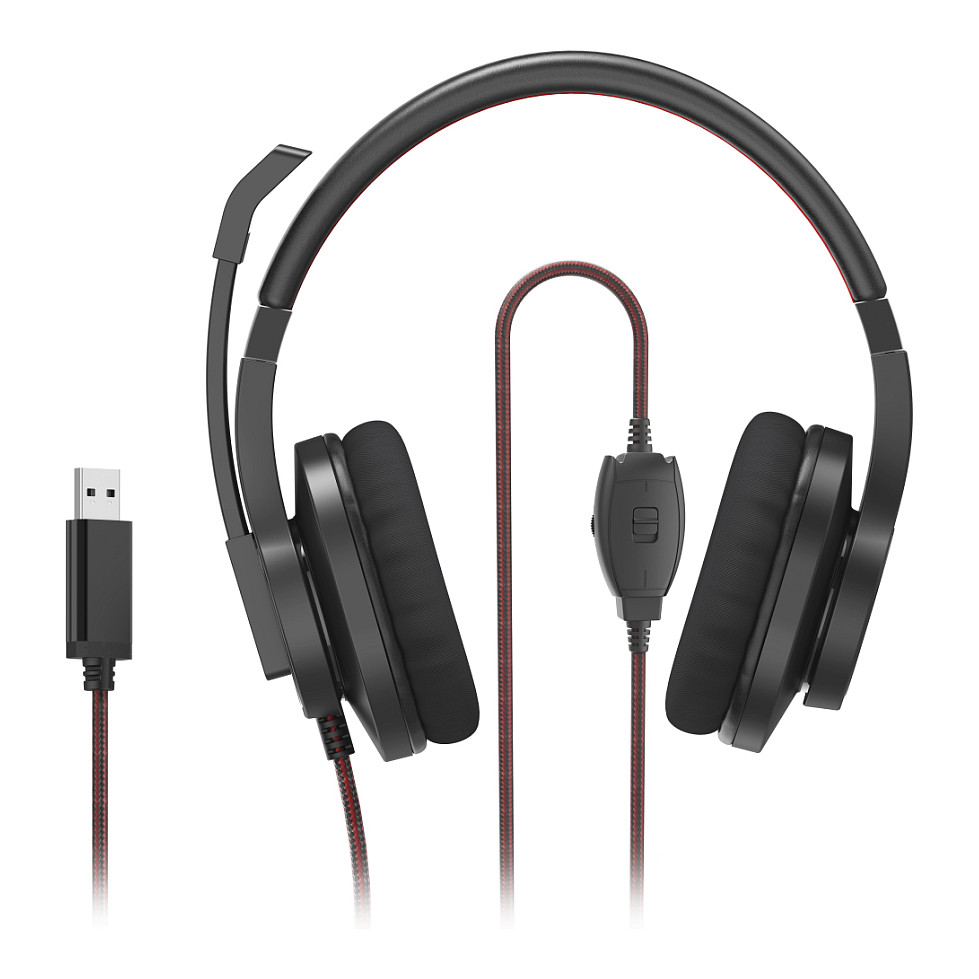 Kufje me Kabllo Hama HS-USB400 V2, Stereo, USB – Zezë 3