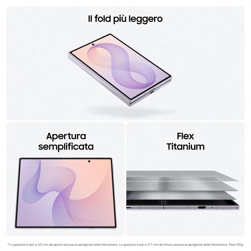 Telefon Samsung Galaxy Z Fold8, 7.6", 12GB, 512GB, Snapdragon 8 Elite Gen 5 for Galaxy, Dual SIM, 5G - Bardhë 3