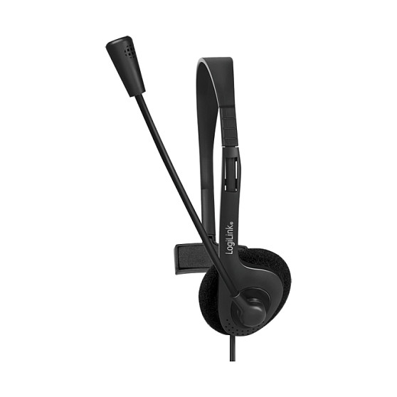 Kufje me kabllo LogiLink HS0011A / Stereo / 2 × 3.5 mm / 20–20000 Hz / 2.2 m - Zezë/Ari 7