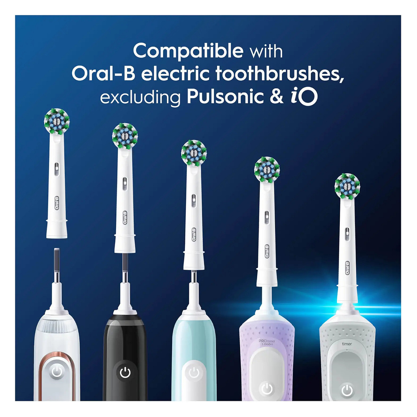 Aksesorë për kujdesin oral Oral-B Pro CrossAction Aufsteckbrsten 12er (wei, Frustfreie Umverpackung) – Bardhë 6