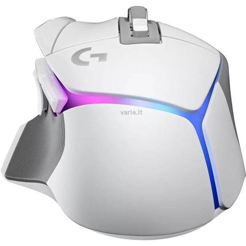 Maus Gaming Logitech G502 X Plus Lightspeed – Bardhë thumbnail 3