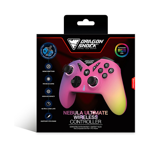 Kontroller për Nintendo Dragonshock Nebula Pro Wireless Candy Ulti 7