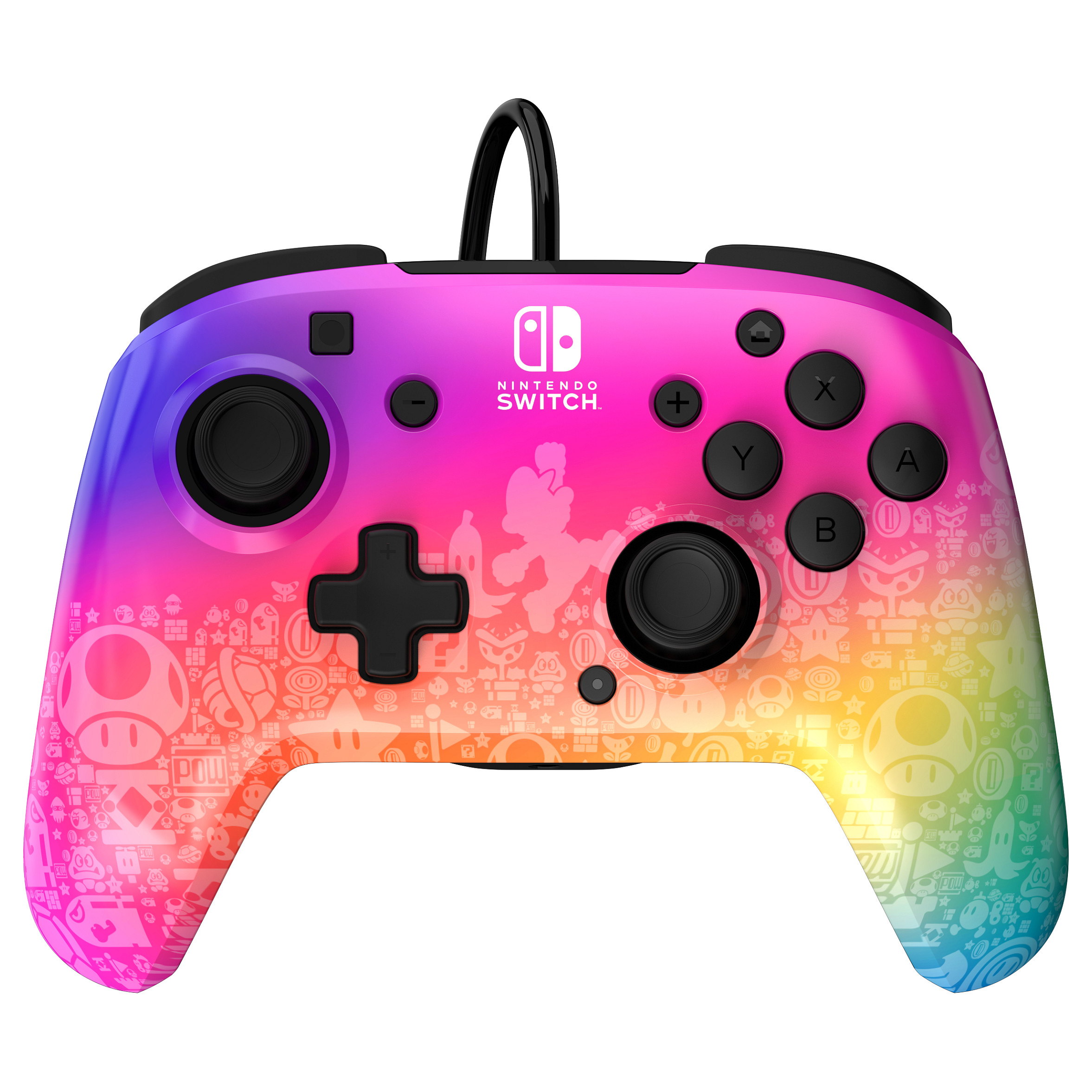 Kontroller Nintendo PDP Afterglow Wave Wireless RGB Switch - Blu 9