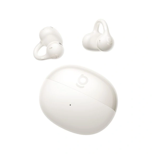Kufje pa kabllo Baseus Bass BC1 / Open-Ear / Bluetooth 6.0 / 12 mm / AI Bass / Multipoint / 4 Mikrofona – Bardhë 3